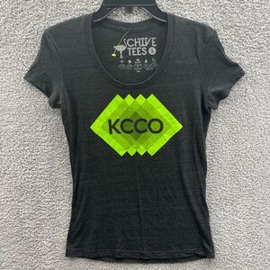 The Chivery Women's Size Small Keep Calm and Chive On Gray T-Shirt KCCO S